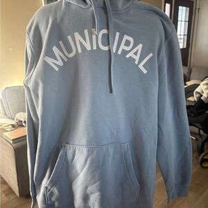 Municipal Blue Hoodie for Men